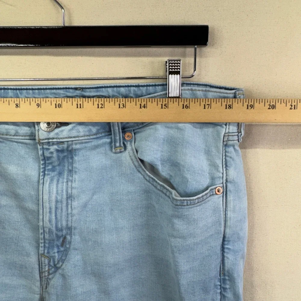 American Eagle Airflex+ Slim Jeans 38x30 Light Wash Stretch‎ Denim Casual Indie